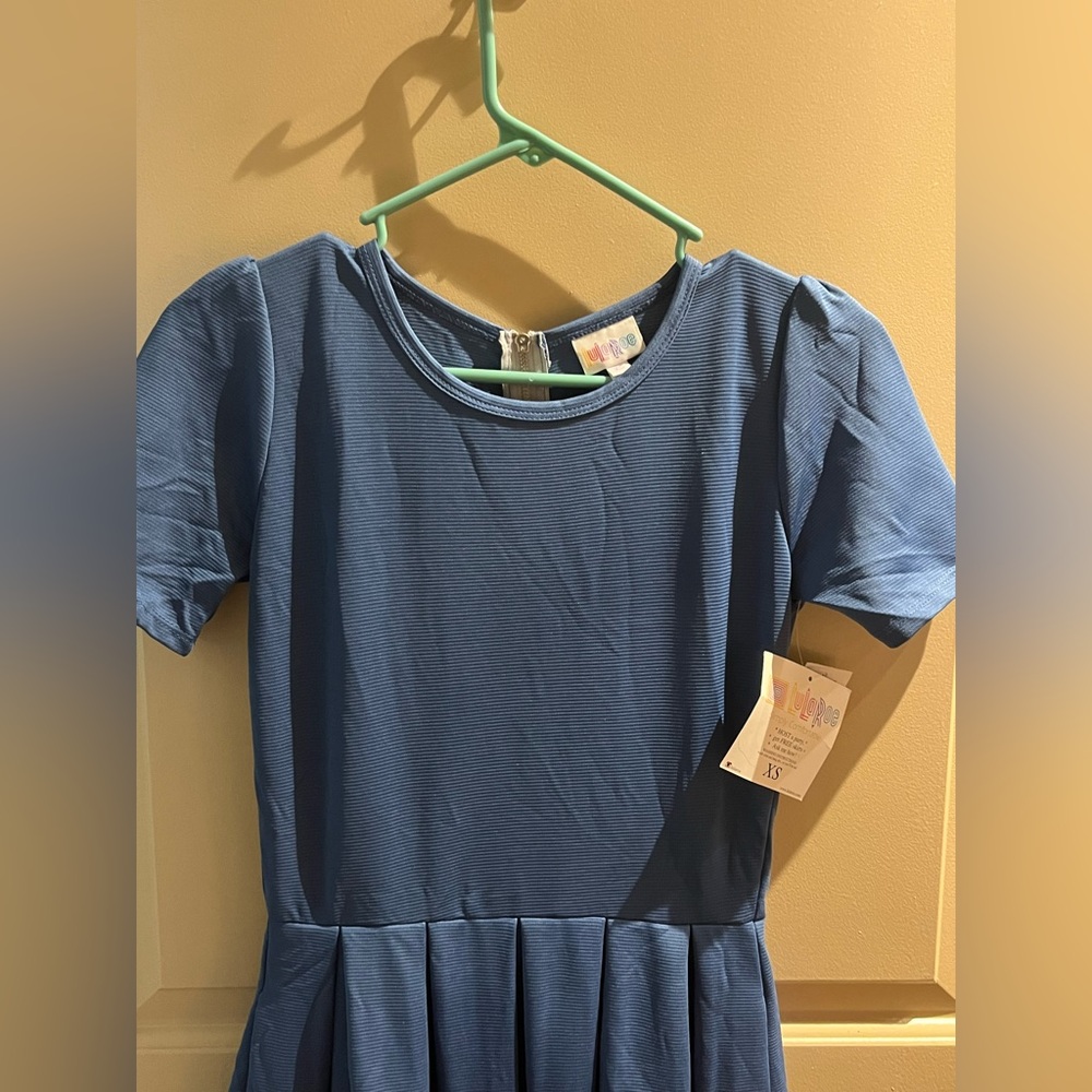 LuLaRoe NWT Navy Blue Classic Dress - Picture 3 of 6